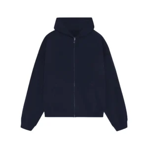 400 GSM NAVY BLUE ZIPPER HOODIE
