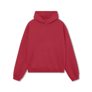 400 GSM RED HOODIE